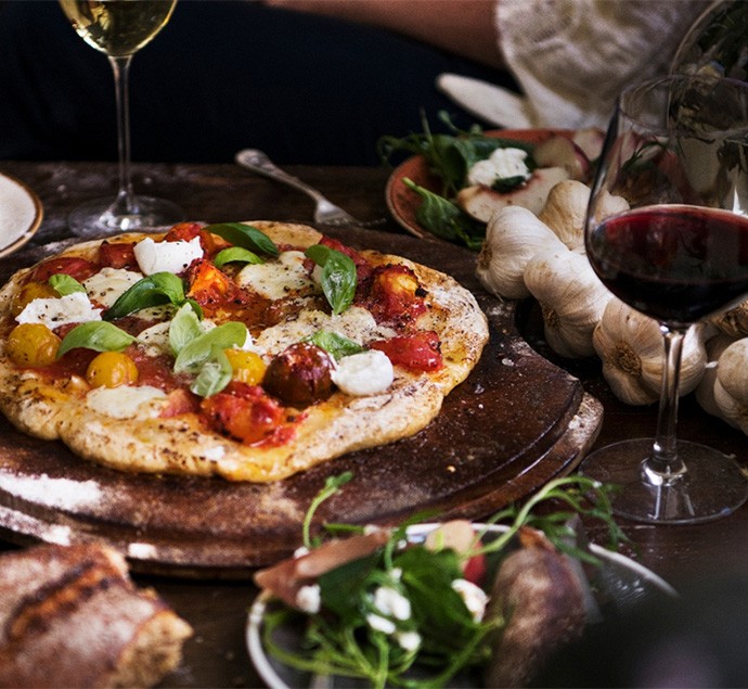 People smiling at local business