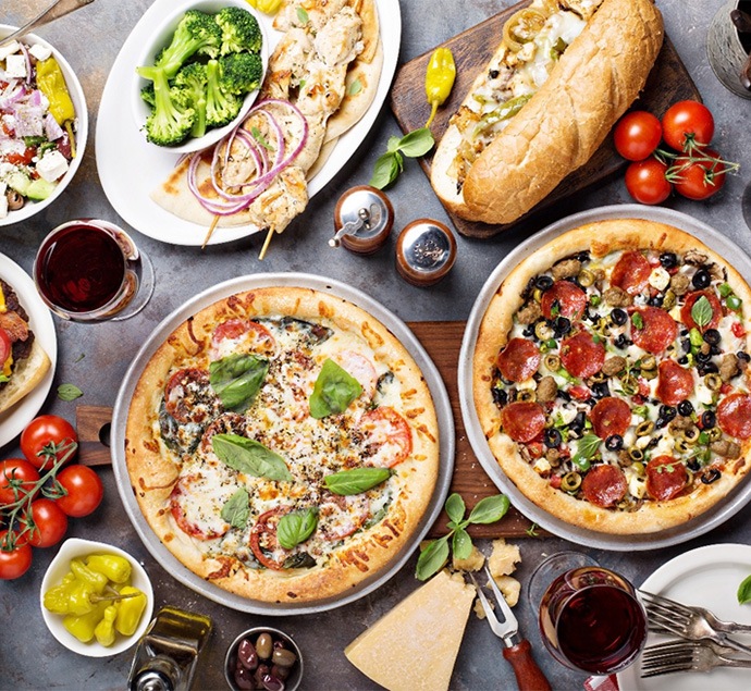 Mexican food on a table in Austin
