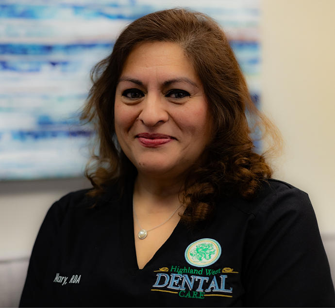 Registered dental assistant Mary